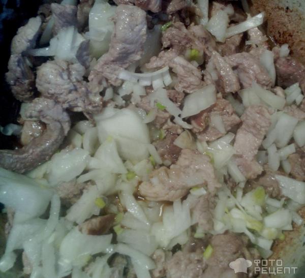 Азу со свининой, солеными огурцами и картошкой по татарски