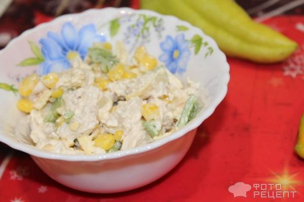 Салат с яичными блинчиками, с курицей и болгарским перцем: простой рецепт вкусного салата