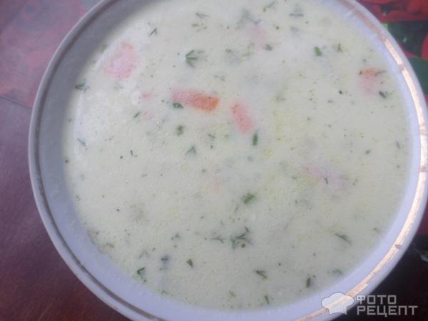 Сырный суп по-французски с плавленым сыром фото