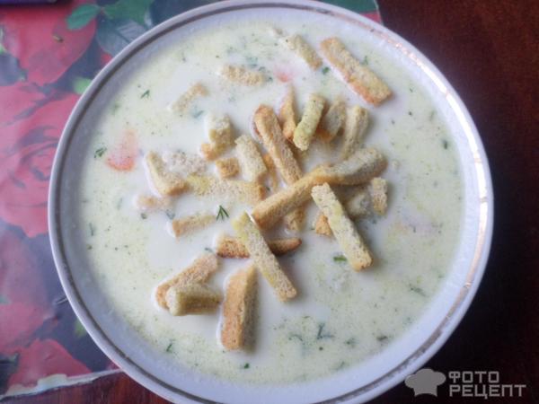 Сырный суп по-французски с плавленым сыром фото