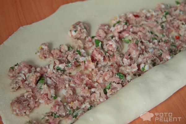 Штрудель с мясом и картошкой - рецепт с фото пошагово