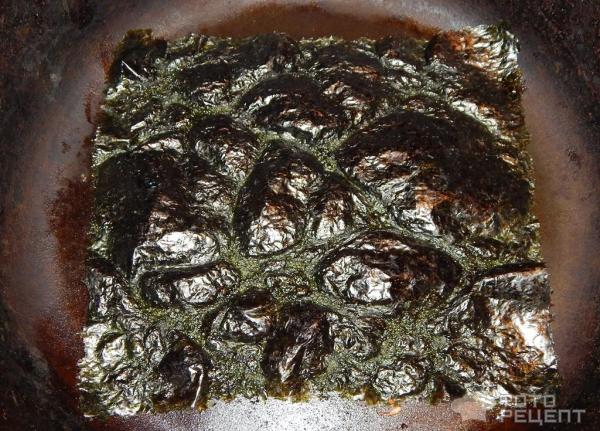Жареные морские водоросли фото