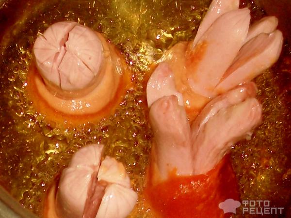 Сосиски-осьминожки в тесте фото