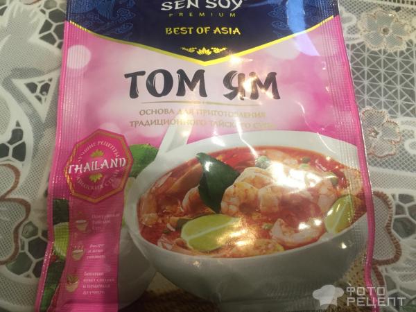 По мотивам супа Том Ям фото