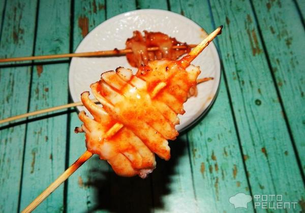 Жареные кальмары с сыром (к пиву) — рецепт с фото пошагово