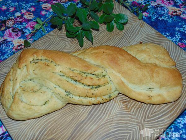 Плетеный хлеб фото