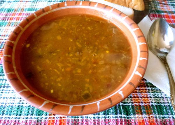 Чечевичный суп фото