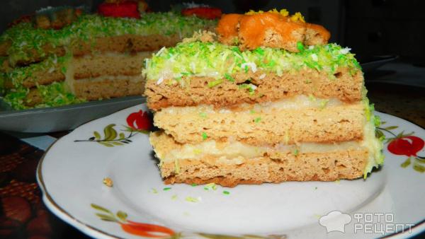 Новогодний торт Елочка фото