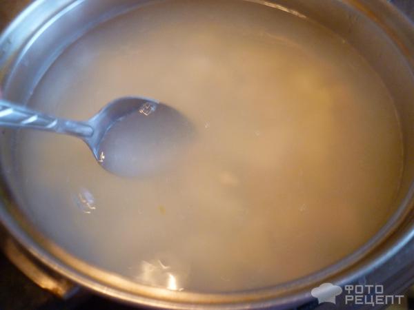 Суп с галушками фото