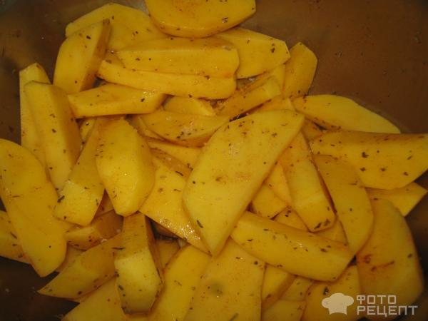 Картофель, запеченный с пряностями фото