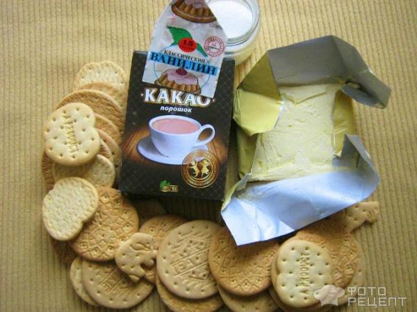 Шоколадная колбаса из печенья и какао — классический рецепт — Кулинарные Радости