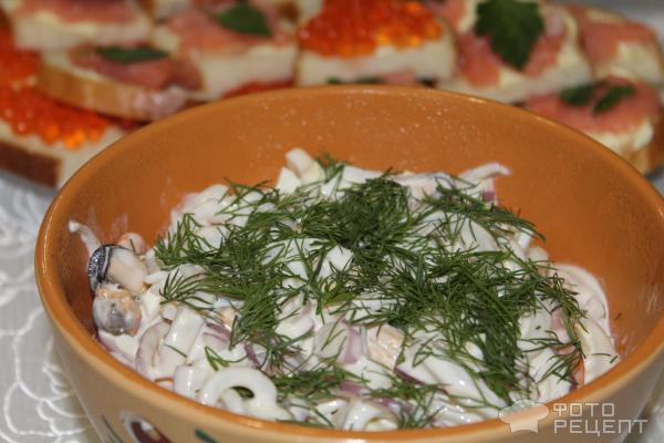 Салат из морепродуктов простой рецепт