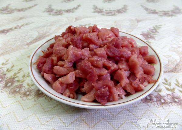 Картошка фаршированная свининой фото