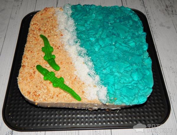 Муссовый торт Тропический берег фото