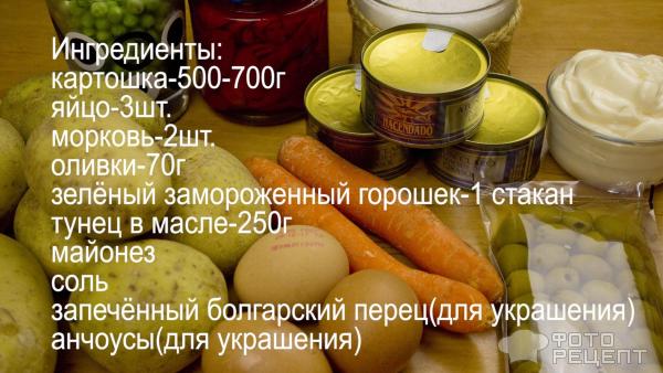 Энсаладия руса- Русский салат фото