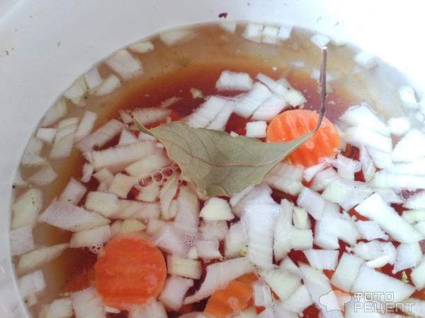 Овощной суп с макаронами