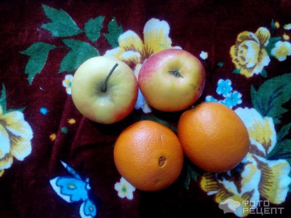 2 апельсина и 2 яблока