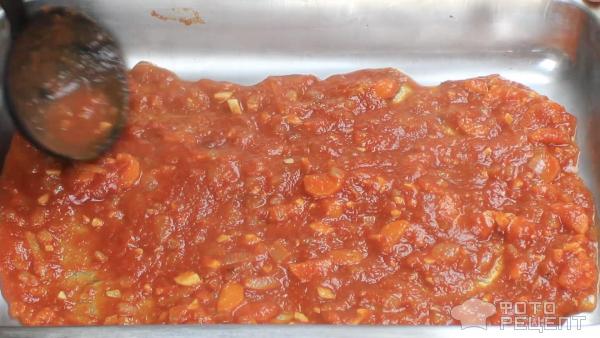 Мельва в томатном соусе. фото