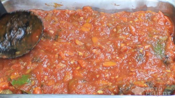 Мельва в томатном соусе. фото