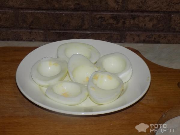 Яйца фаршированные творогом фото