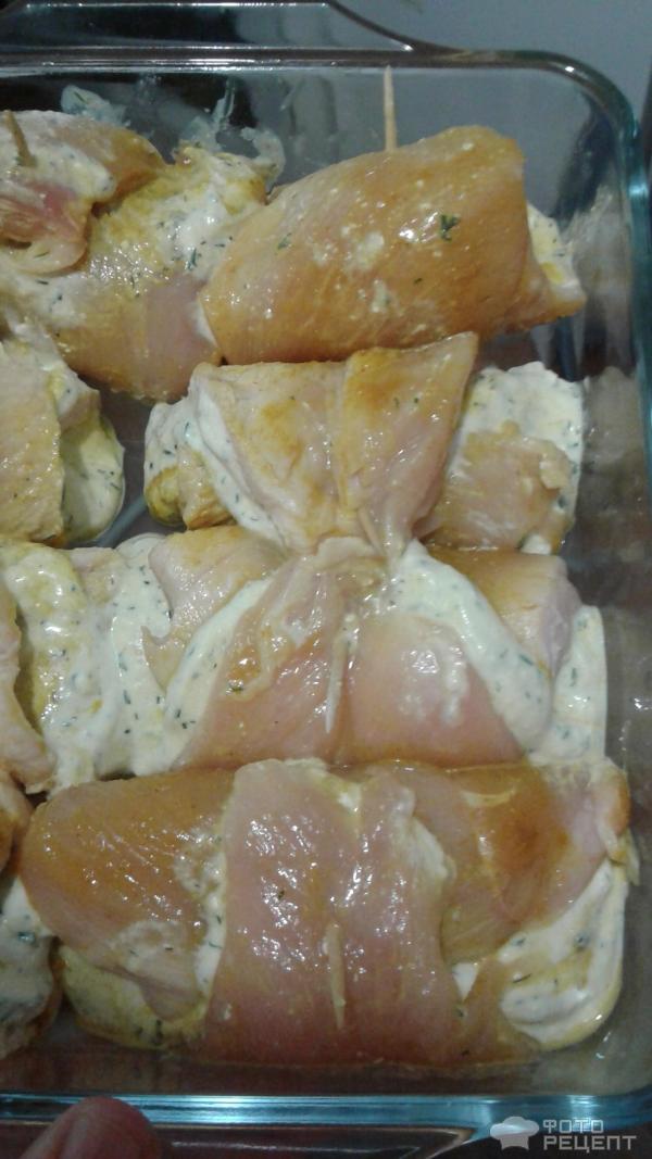 Рулеты из курицы фото