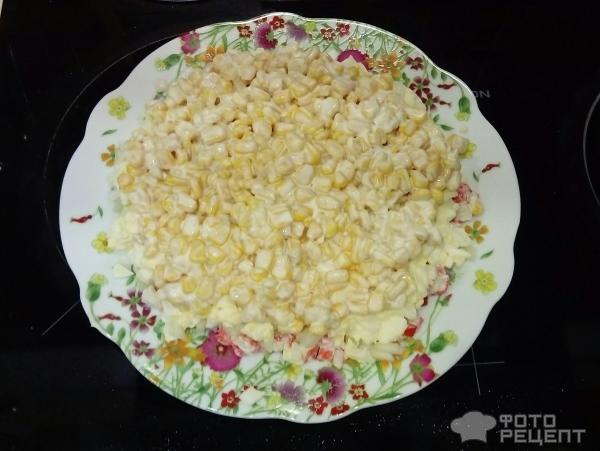 Салат сырно-крабовый фото