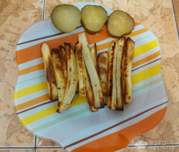 Картофель фри в духовке фото