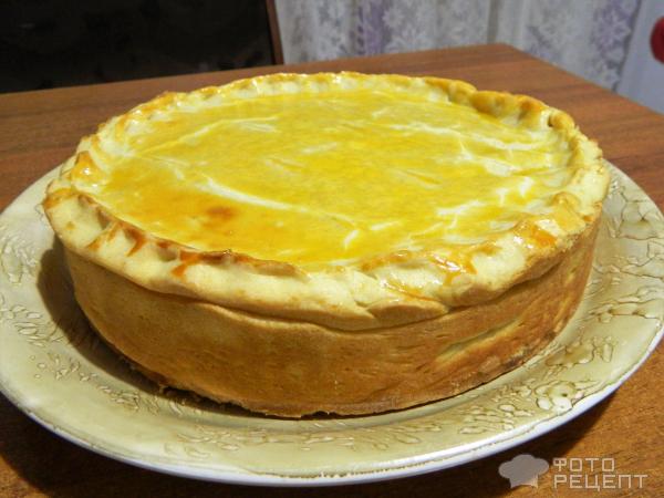 Луковый пирог с плавлеными сырками, пошаговый рецепт на ккал, фото, ингредиенты - Римма