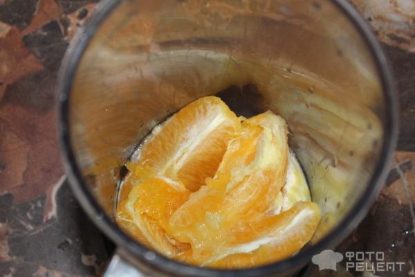 Диетическое пирожное с заварным апельсиновым кремом фото