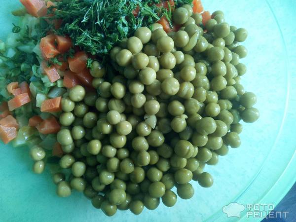 Салат Нестандартное оливье фото