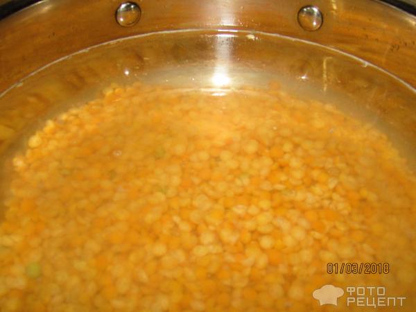 Необыкновенный суп из гороха и цветной капусты фото