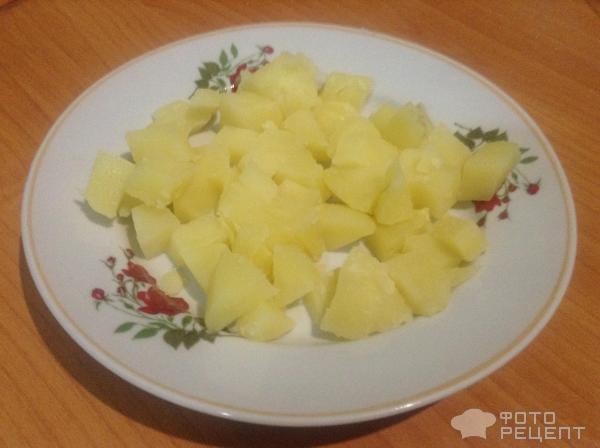 Салат из тюльки и картофеля фото