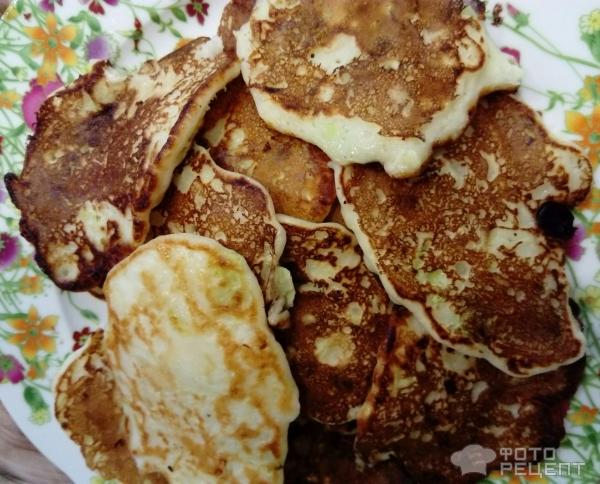 Капустные оладьи фото