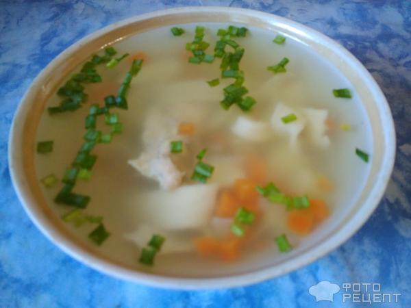Суп из замороженного зеленого горошка фото