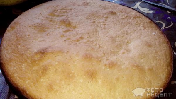 Торт Персик с творожно-сливочным кремом фото