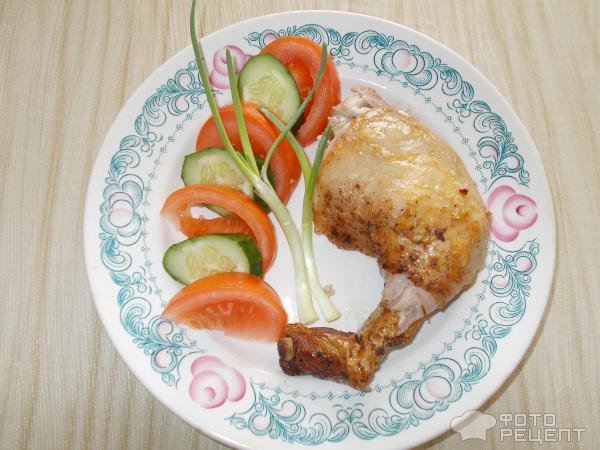 Курица запеченная в русской печке фото
