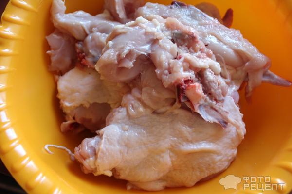 Курица в сметано-чесночном соусе фото
