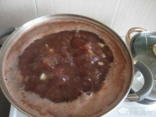 Суп из красной фасоли фото