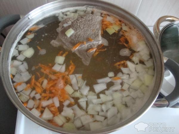 Суп из красной фасоли фото