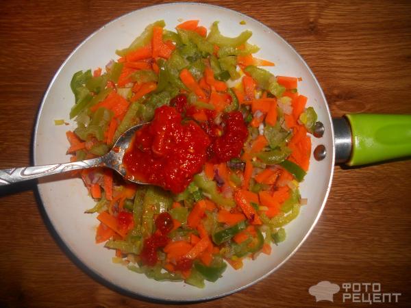 Капуста тушеная с овощами фото