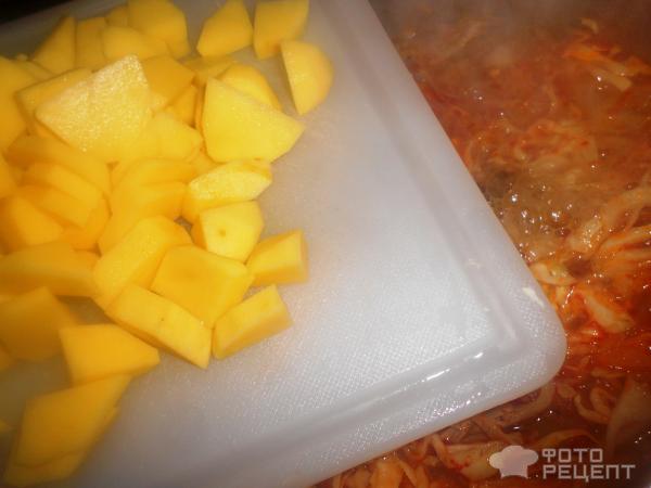 Капуста тушеная с овощами фото
