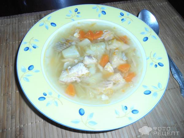 Легкий суп из Горбуши