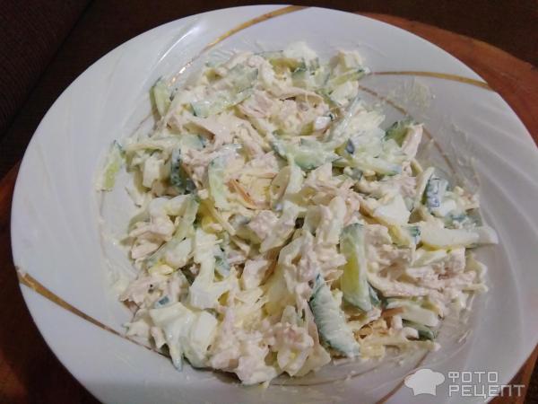Салат с ветчиной и сыром-косичкой – пошаговый рецепт приготовления с фото