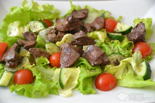 Лионский горячий салат фото