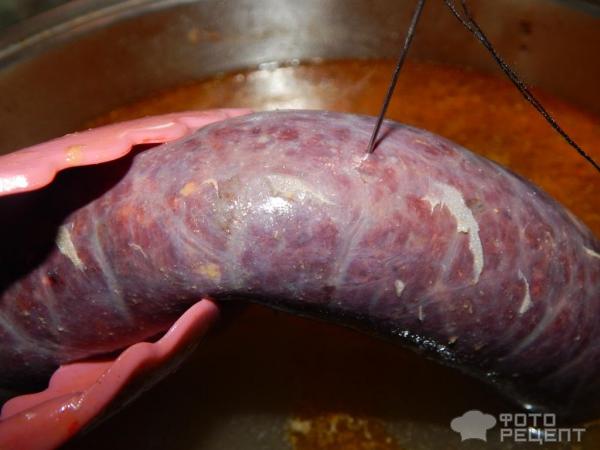 Сундэ - корейская кровяная колбаса фото