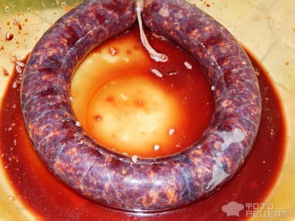 Сундэ - корейская кровяная колбаса фото
