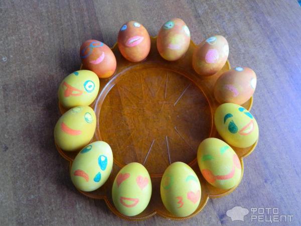 Пасхальные яйца - смайлы фото