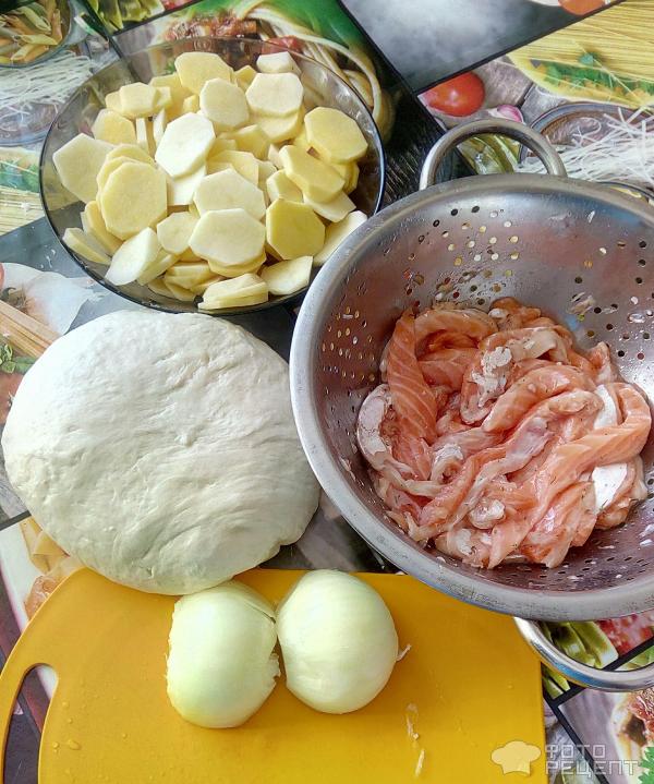 Заливной пирог с брюшками семги - рецепт с фотографиями - Patee. Рецепты