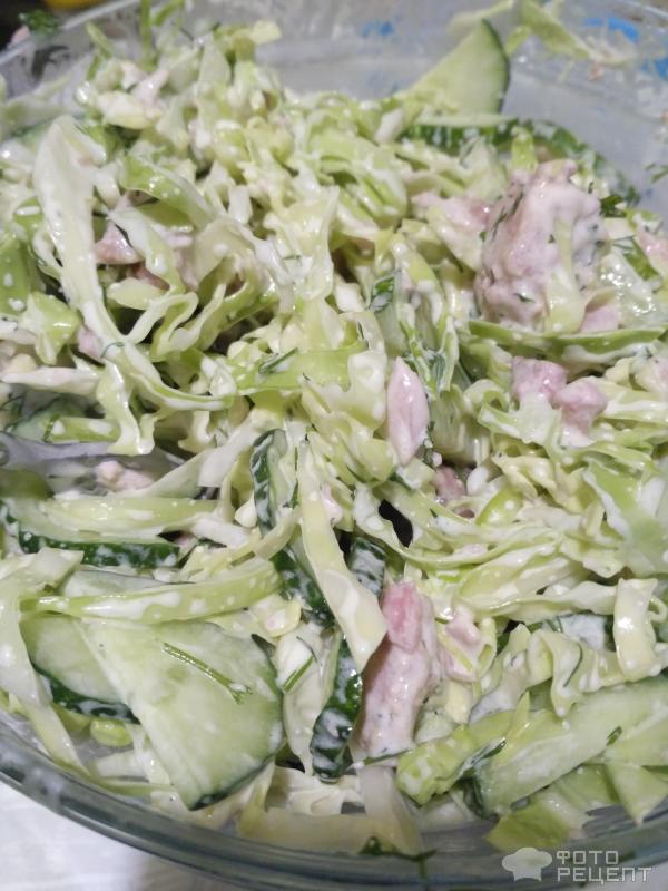 Салат с капустой, тунцом и кукурузой - пошаговый рецепт с фото на Готовим дома