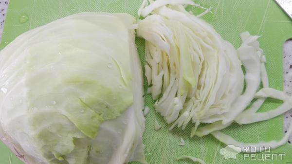 Нежный салат с капустой фото